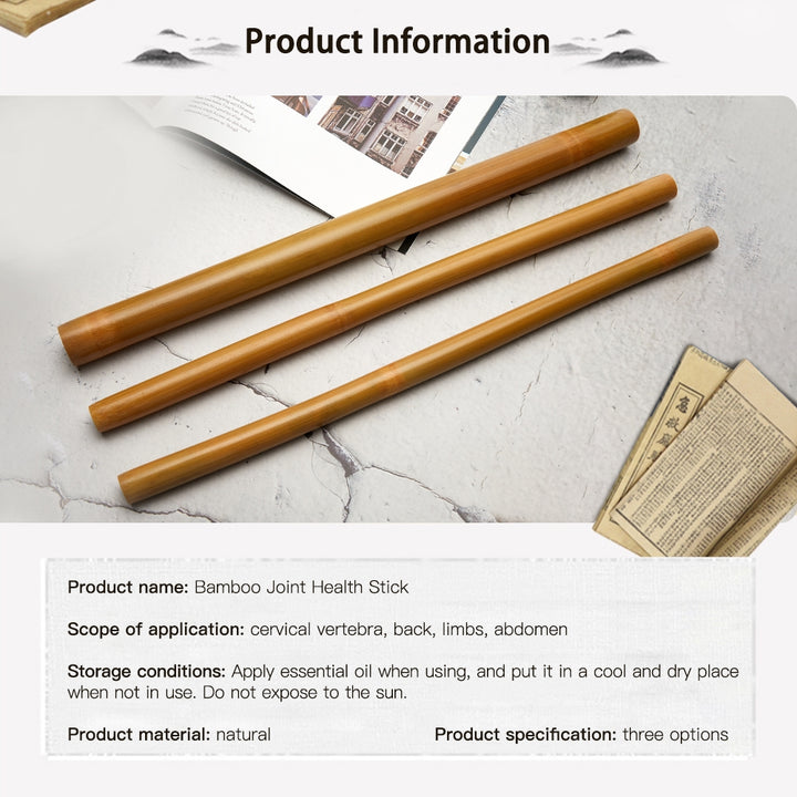Premium Bamboo Massage Stick Set - Natural Anti-Cellulite Gua Sha Tool for Relaxing Fascia Muscle Massage, Tension Relief, and Body Sculpting – Lightweight & Eco-Friendly Design