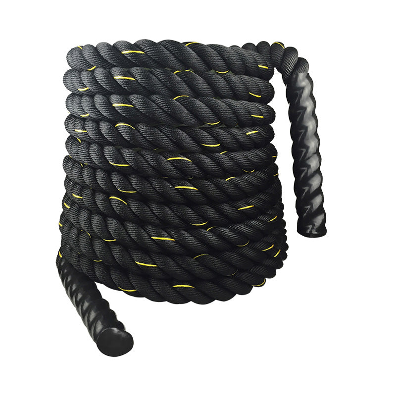 Premium Battle Rope – 9M/12M/15M Fitness Crossfit Ropes for Strength & Power Training – Heavy Duty Workout Ropes for Gym, Home, Bodybuilding, and Conditioning