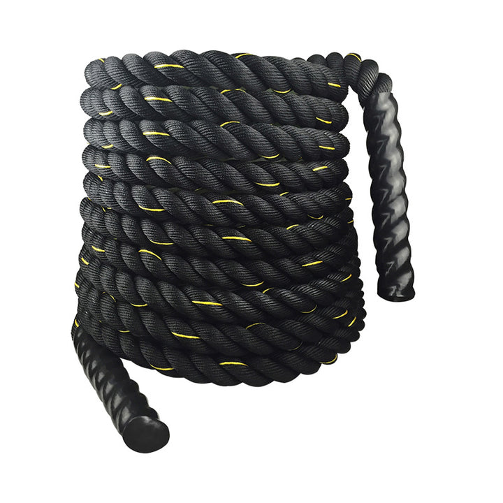 Premium Battle Rope – 9M/12M/15M Fitness Crossfit Ropes for Strength & Power Training – Heavy Duty Workout Ropes for Gym, Home, Bodybuilding, and Conditioning