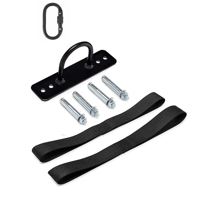 Premium Battle Rope Anchor Kit – Stainless Steel Wall & Ceiling Mount Bracket for Strength Training, Gym, Aerial Hammock & Suspension Straps – 300kg Load Capacity, Easy Installation