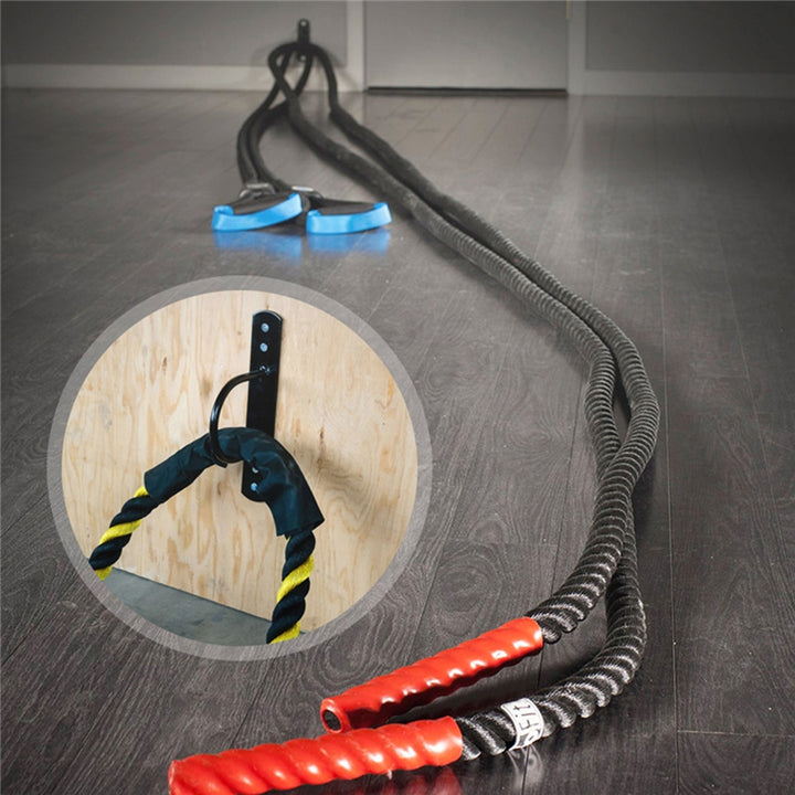 Premium Battle Rope Anchor Kit – Stainless Steel Wall & Ceiling Mount Bracket for Strength Training, Gym, Aerial Hammock & Suspension Straps – 300kg Load Capacity, Easy Installation