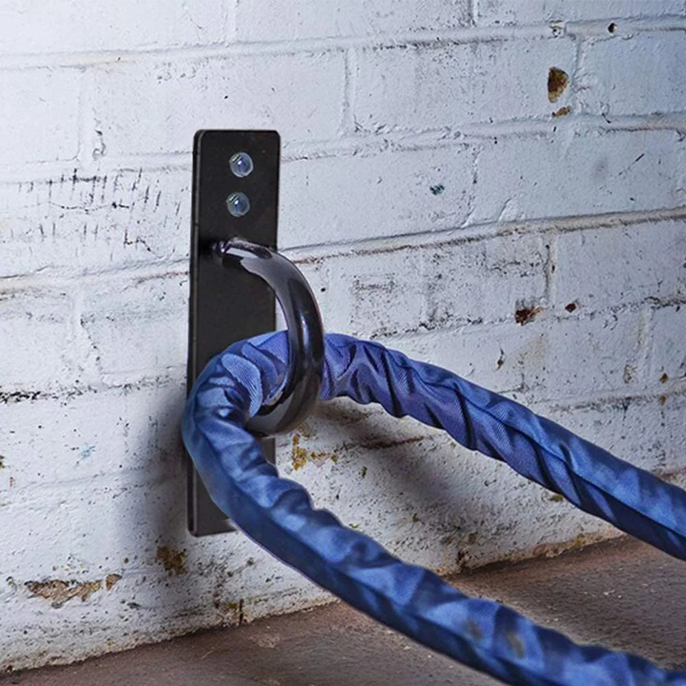 Premium Battle Rope Anchor Kit – Stainless Steel Wall & Ceiling Mount Bracket for Strength Training, Gym, Aerial Hammock & Suspension Straps – 300kg Load Capacity, Easy Installation
