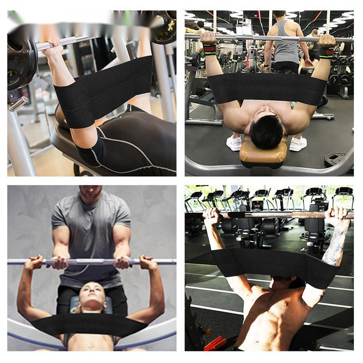 Premium Bench Press Slingshot – Elbow Support for Powerlifting & Gym Workout, High Elastic Nylon for Strength Training, Adjustable, Muscle Building Support