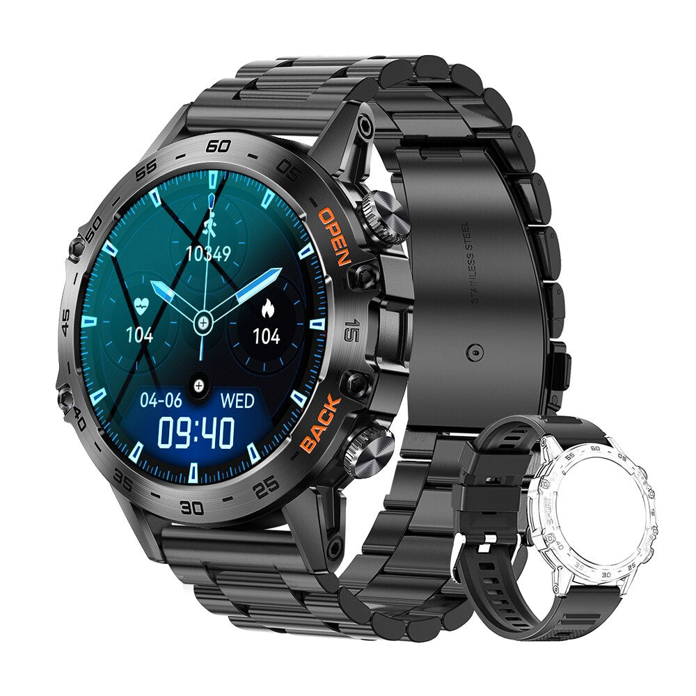 Premium Bluetooth Call Smartwatch for Men - IP67 Waterproof, 1.39-inch Display, Fitness Tracker, Sports Modes, Compatible with Android & iOS