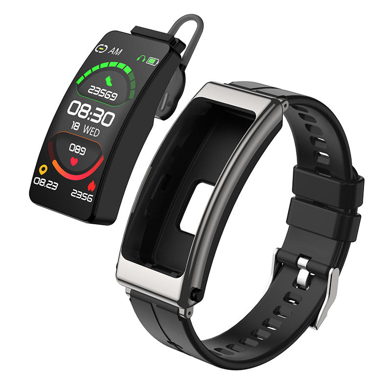 Premium Bluetooth Smart Fitness Watch – Heart Rate, Pedometer, Sports Tracker, Fitness Band for Men & Women, Talk Bluetooth Headset, Sports Smart Band Bracelet