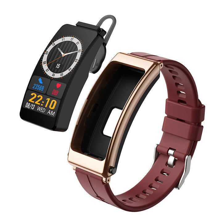 Premium Bluetooth Smart Fitness Watch – Heart Rate, Pedometer, Sports Tracker, Fitness Band for Men & Women, Talk Bluetooth Headset, Sports Smart Band Bracelet