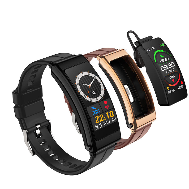 Premium Bluetooth Smart Fitness Watch – Heart Rate, Pedometer, Sports Tracker, Fitness Band for Men & Women, Talk Bluetooth Headset, Sports Smart Band Bracelet