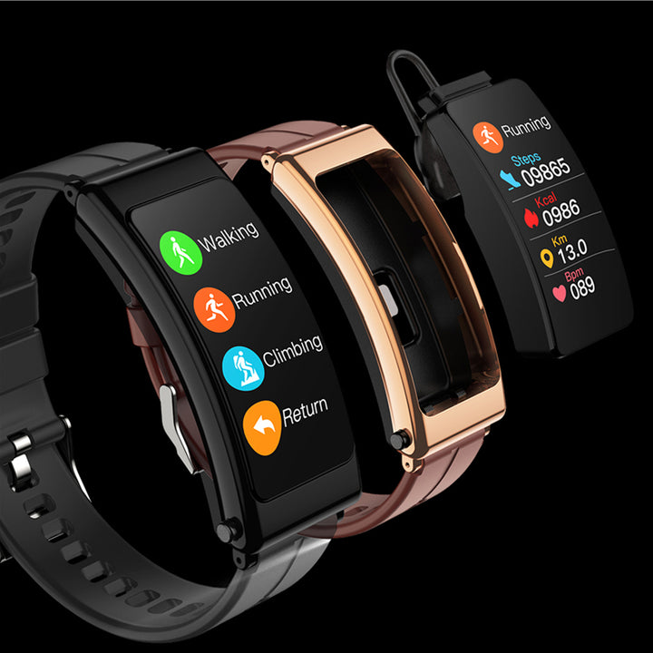 Premium Bluetooth Smart Fitness Watch – Heart Rate, Pedometer, Sports Tracker, Fitness Band for Men & Women, Talk Bluetooth Headset, Sports Smart Band Bracelet