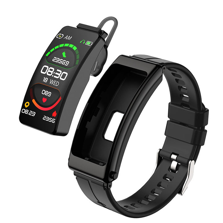 Premium Bluetooth Smart Fitness Watch – Heart Rate, Pedometer, Sports Tracker, Fitness Band for Men & Women, Talk Bluetooth Headset, Sports Smart Band Bracelet