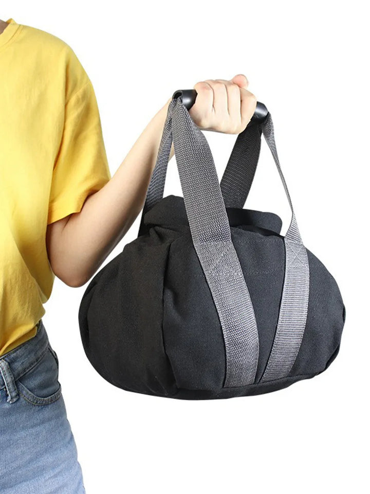 Premium Bodybuilding Sandbag for Gym Weight Lifting & Fitness – Empty Heavy Exercise Bag for Strength Training, Boxing, & Crossfit – Compact 19x19x15.5cm Size