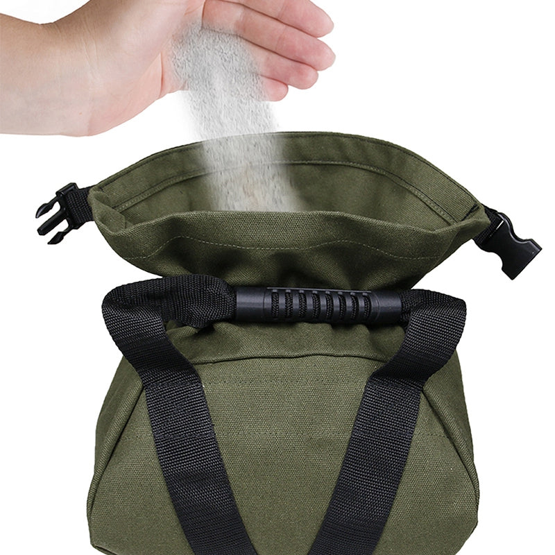 Premium Bodybuilding Sandbag for Gym Weight Lifting & Fitness – Empty Heavy Exercise Bag for Strength Training, Boxing, & Crossfit – Compact 19x19x15.5cm Size