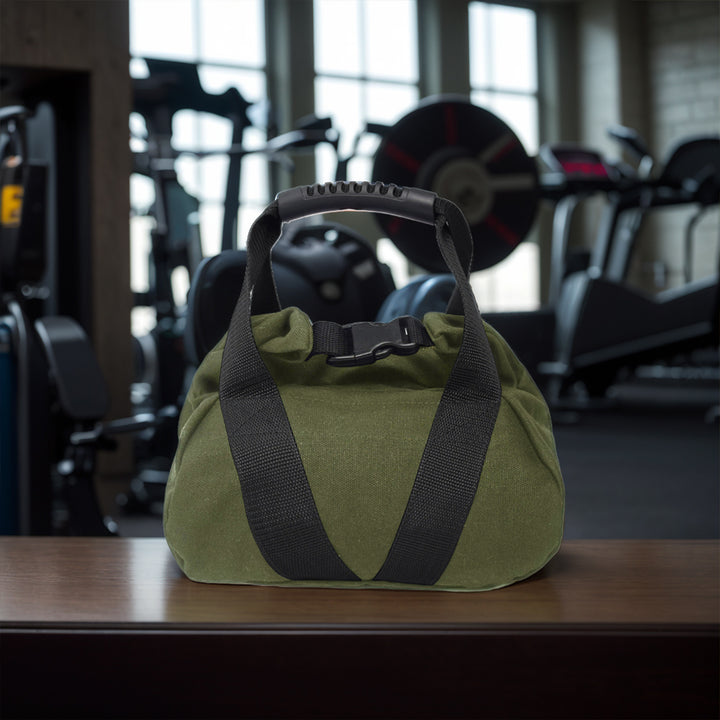 Premium Bodybuilding Sandbag for Gym Weight Lifting & Fitness – Empty Heavy Exercise Bag for Strength Training, Boxing, & Crossfit – Compact 19x19x15.5cm Size