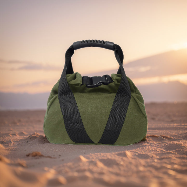 Premium Bodybuilding Sandbag for Gym Weight Lifting & Fitness – Empty Heavy Exercise Bag for Strength Training, Boxing, & Crossfit – Compact 19x19x15.5cm Size