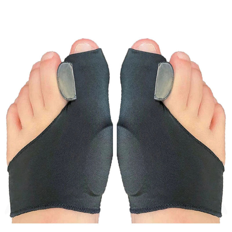 Premium Bunion Corrector Toe Separator - 2Pcs Hallux Valgus Orthotics, Soft Gel Comfort, Adjustable Fabric, Pain Relief for Big Toe, One Size Fits Most, Includes 1 Pair Toe Straightener Tools