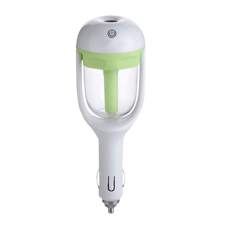Premium Car Air Humidifier & Aroma Diffuser, 50ML Water Tank, 25ML/hour Mist, 12V DC, Essential Oil Aromatherapy, Compact Car Air Purifier, 5 Color Options
