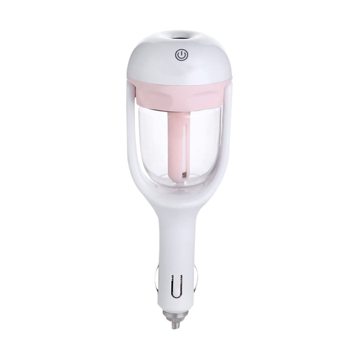 Premium Car Air Humidifier & Aroma Diffuser, 50ML Water Tank, 25ML/hour Mist, 12V DC, Essential Oil Aromatherapy, Compact Car Air Purifier, 5 Color Options