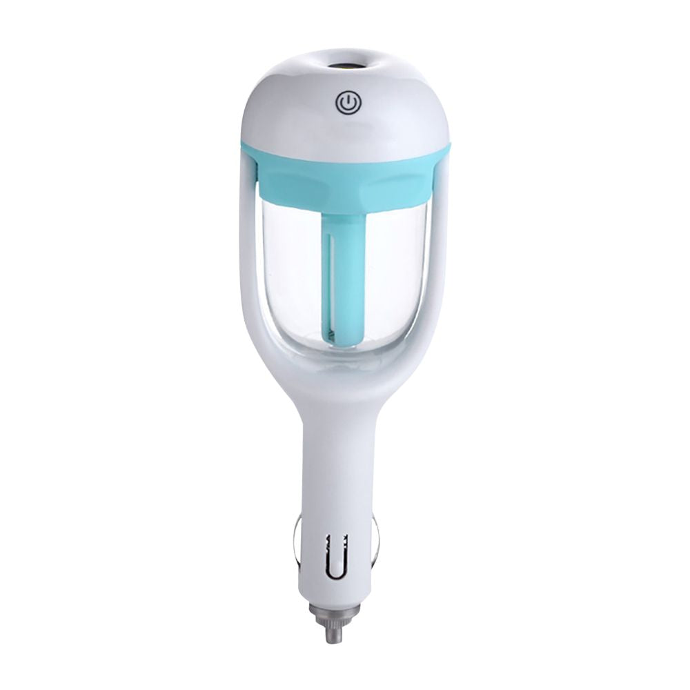Premium Car Air Humidifier & Aroma Diffuser, 50ML Water Tank, 25ML/hour Mist, 12V DC, Essential Oil Aromatherapy, Compact Car Air Purifier, 5 Color Options