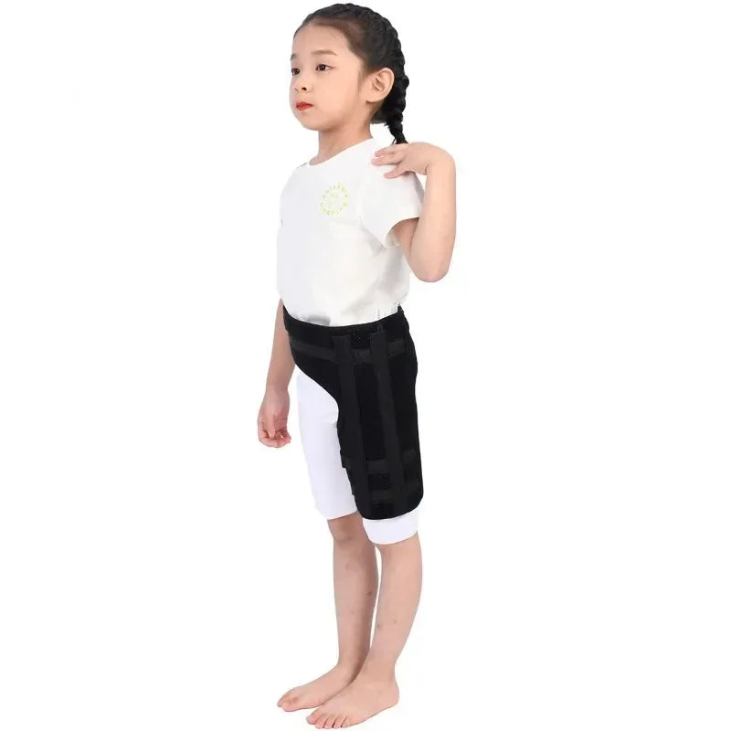 Premium Children Hip Strap Brace - Injury Support for Femur Fracture, Rehabilitation Fixation, Comfortable, Breathable, Pain Relief Protector
