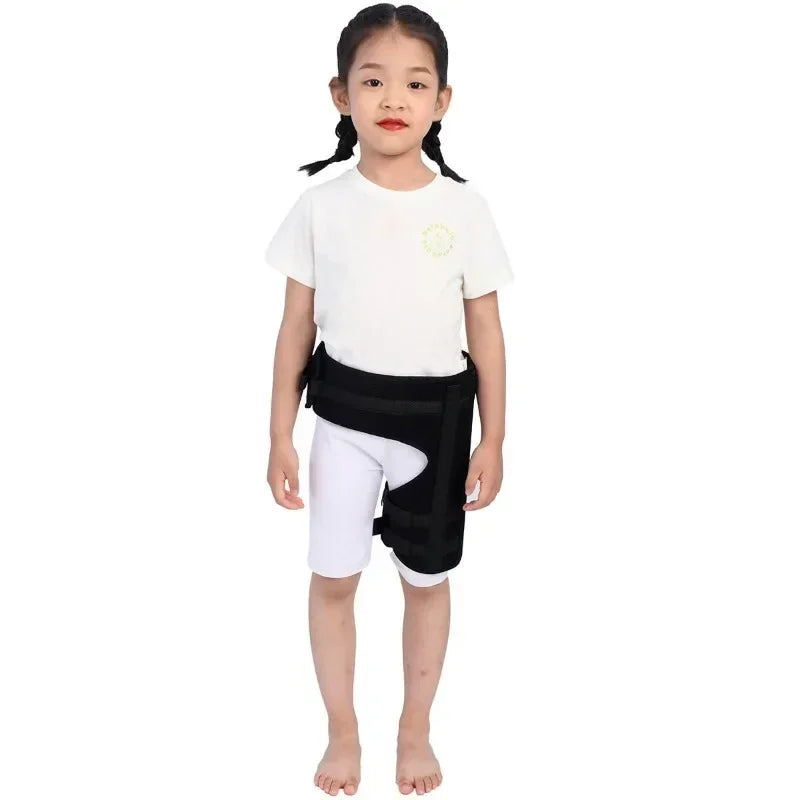 Premium Children Hip Strap Brace - Injury Support for Femur Fracture, Rehabilitation Fixation, Comfortable, Breathable, Pain Relief Protector