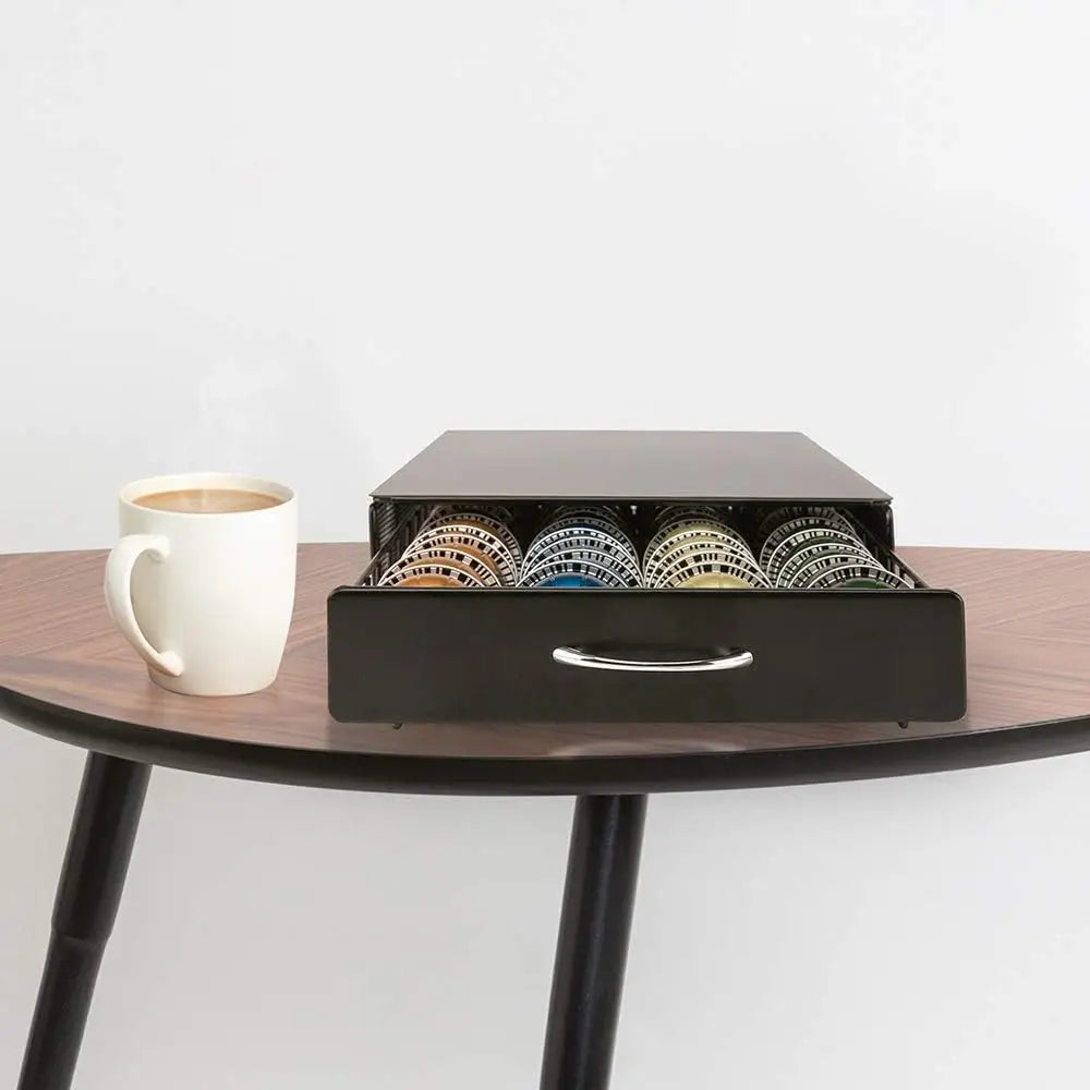 Premium Coffee Capsule Pod Holder – Metal Storage Rack Organizer for Capsule Pods and Coffee Systems