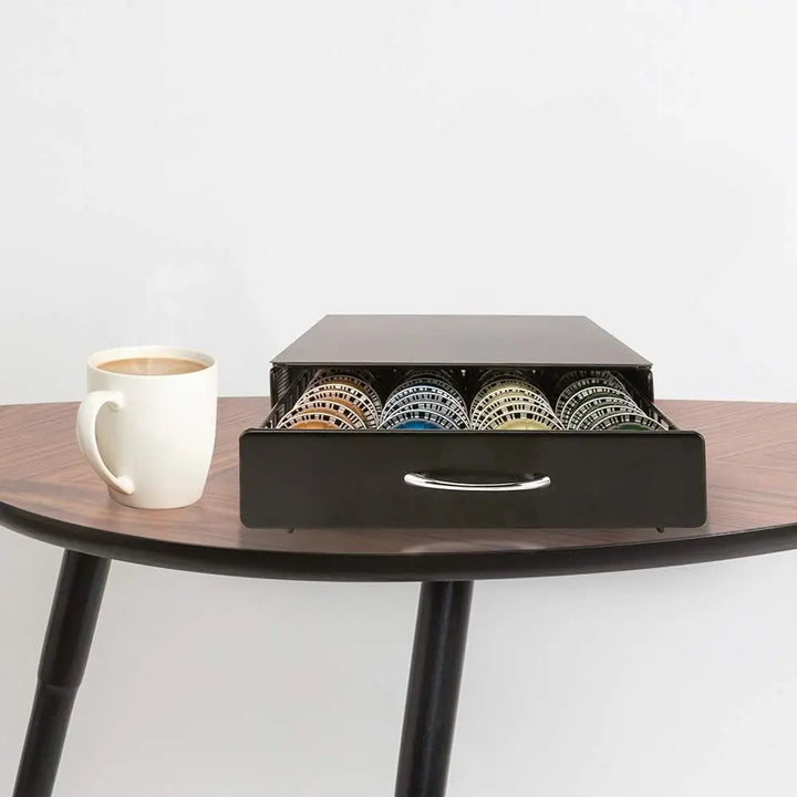 Premium Coffee Capsule Pod Holder – Metal Storage Rack Organizer for Capsule Pods and Coffee Systems