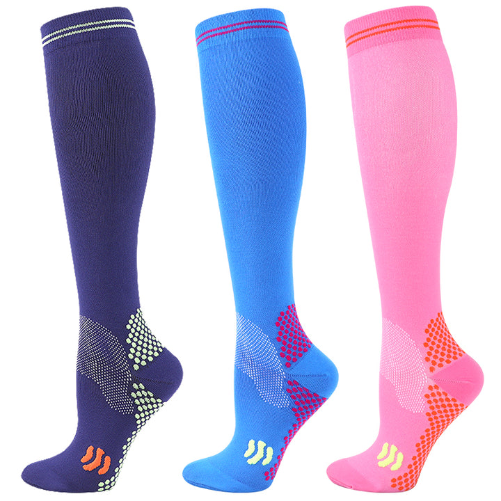 Premium Compression Socks for Men & Women – 20-30 mmHg Support for Varicose Veins, Running, Cycling, Football, Soccer – 1/3 Pairs, Breathable, Moisture-Wicking, Compression Stockings