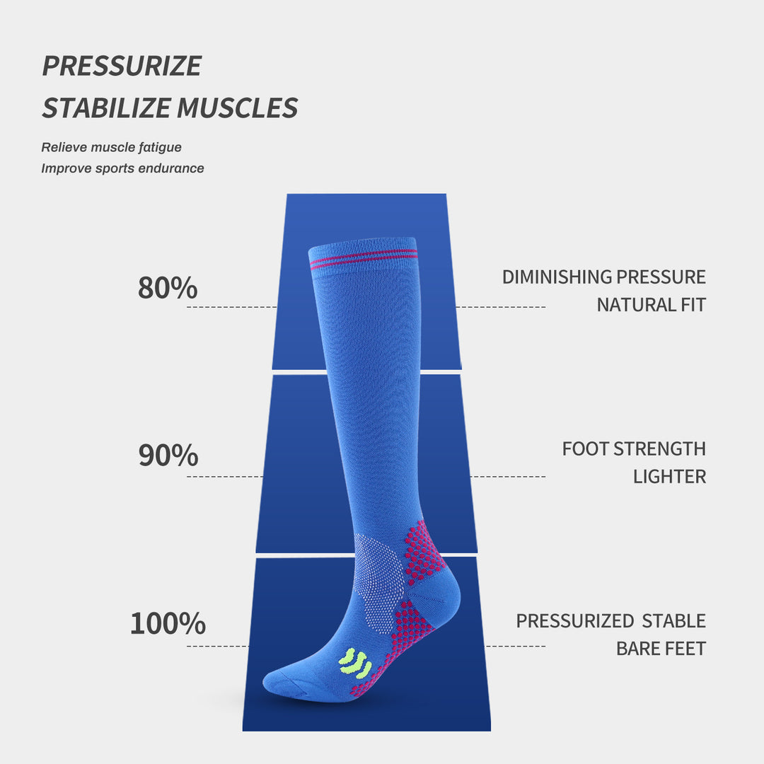 Premium Compression Socks for Men & Women – 20-30 mmHg Support for Varicose Veins, Running, Cycling, Football, Soccer – 1/3 Pairs, Breathable, Moisture-Wicking, Compression Stockings
