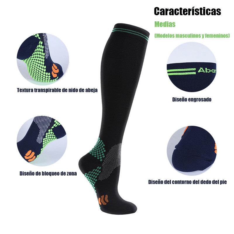 Premium Compression Socks for Men & Women – 20-30 mmHg Support for Varicose Veins, Running, Cycling, Football, Soccer – 1/3 Pairs, Breathable, Moisture-Wicking, Compression Stockings