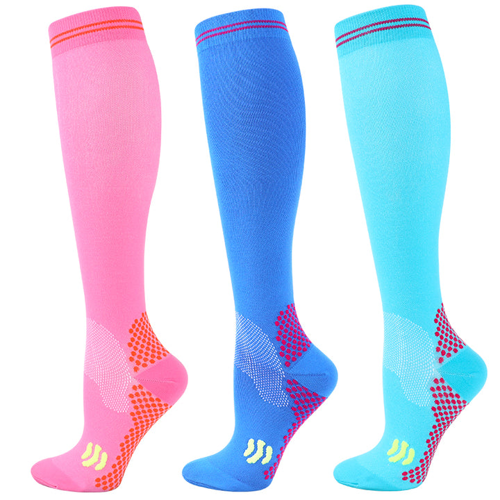 Premium Compression Socks for Men & Women – 20-30 mmHg Support for Varicose Veins, Running, Cycling, Football, Soccer – 1/3 Pairs, Breathable, Moisture-Wicking, Compression Stockings