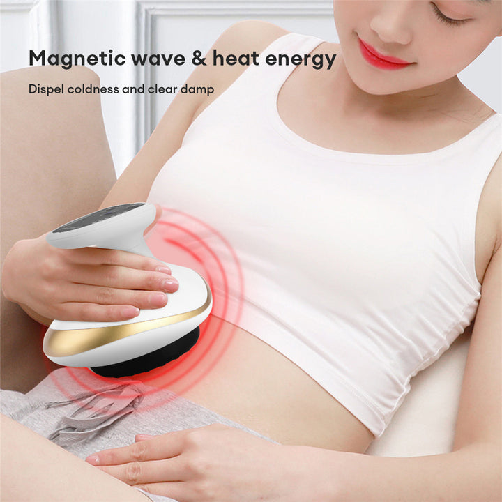 Premium Cupping Massager LCD Display Vacuum Suction Cups EMS Anti-Cellulite Fat Burner, Slimming Therapy with Magnet & Guasha Scraping