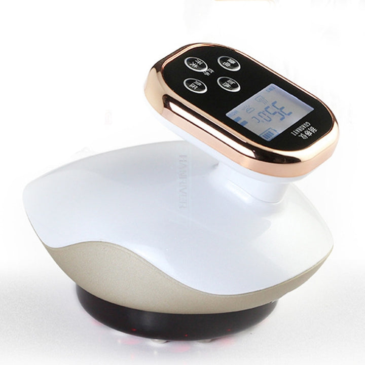 Premium Cupping Massager LCD Display Vacuum Suction Cups EMS Anti-Cellulite Fat Burner, Slimming Therapy with Magnet & Guasha Scraping