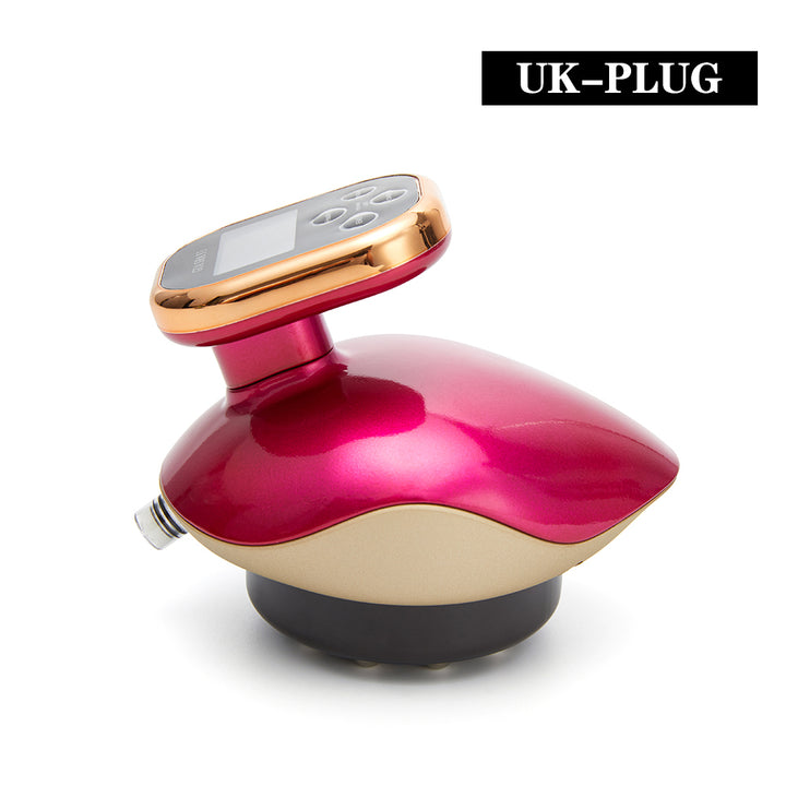Premium Cupping Massager LCD Display Vacuum Suction Cups EMS Anti-Cellulite Fat Burner, Slimming Therapy with Magnet & Guasha Scraping