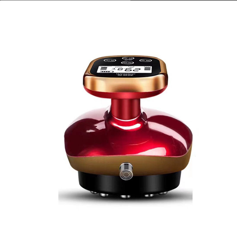 Premium Cupping Massager LCD Display Vacuum Suction Cups EMS Anti-Cellulite Fat Burner, Slimming Therapy with Magnet & Guasha Scraping