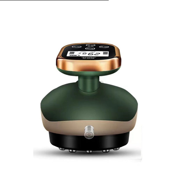 Premium Cupping Massager LCD Display Vacuum Suction Cups EMS Anti-Cellulite Fat Burner, Slimming Therapy with Magnet & Guasha Scraping
