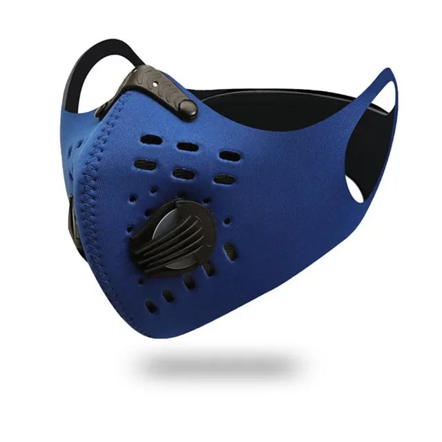 Premium Cycling Mask for Men and Women – Wind & Dustproof, Breathable Half Face Mask for Running, Outdoor Sports, Cold & Warm Protection, Activated Carbon Filter