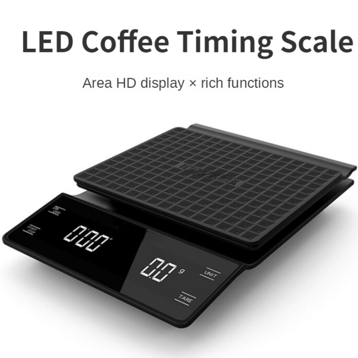 Premium Digital Coffee and Kitchen Scale – Precision Food Scale with Timer, High-Accuracy Mini Electronic Scale for Jewelry and Household Weighing, Multi-Unit Mode, Compact Design
