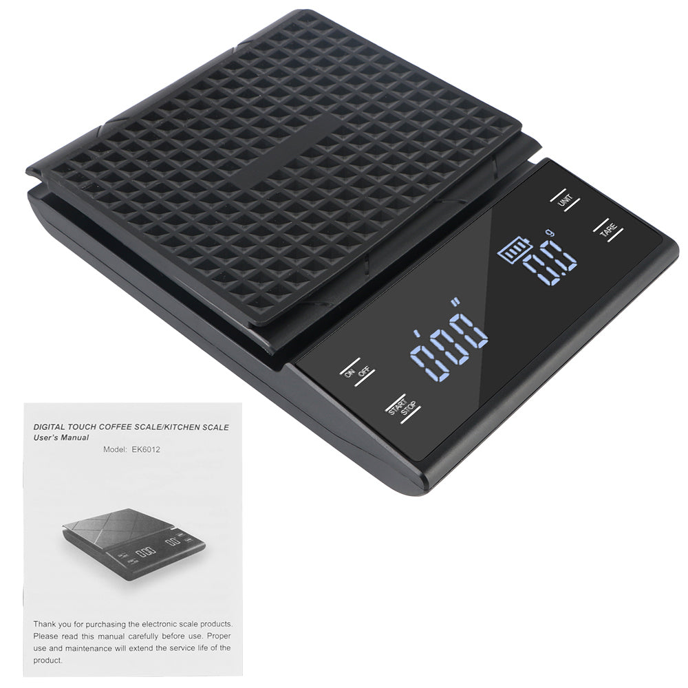 Premium Digital Coffee and Kitchen Scale – Precision Food Scale with Timer, High-Accuracy Mini Electronic Scale for Jewelry and Household Weighing, Multi-Unit Mode, Compact Design