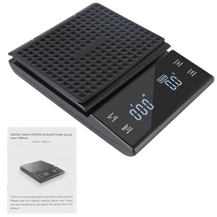 Premium Digital Coffee and Kitchen Scale – Precision Food Scale with Timer, High-Accuracy Mini Electronic Scale for Jewelry and Household Weighing, Multi-Unit Mode, Compact Design