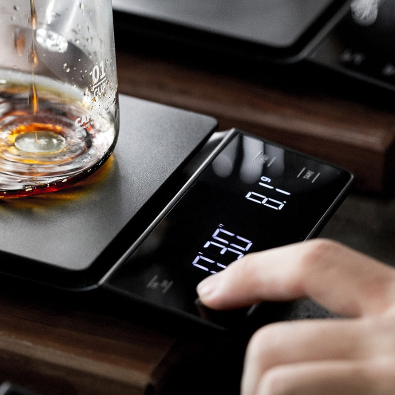 Premium Digital Coffee and Kitchen Scale – Precision Food Scale with Timer, High-Accuracy Mini Electronic Scale for Jewelry and Household Weighing, Multi-Unit Mode, Compact Design