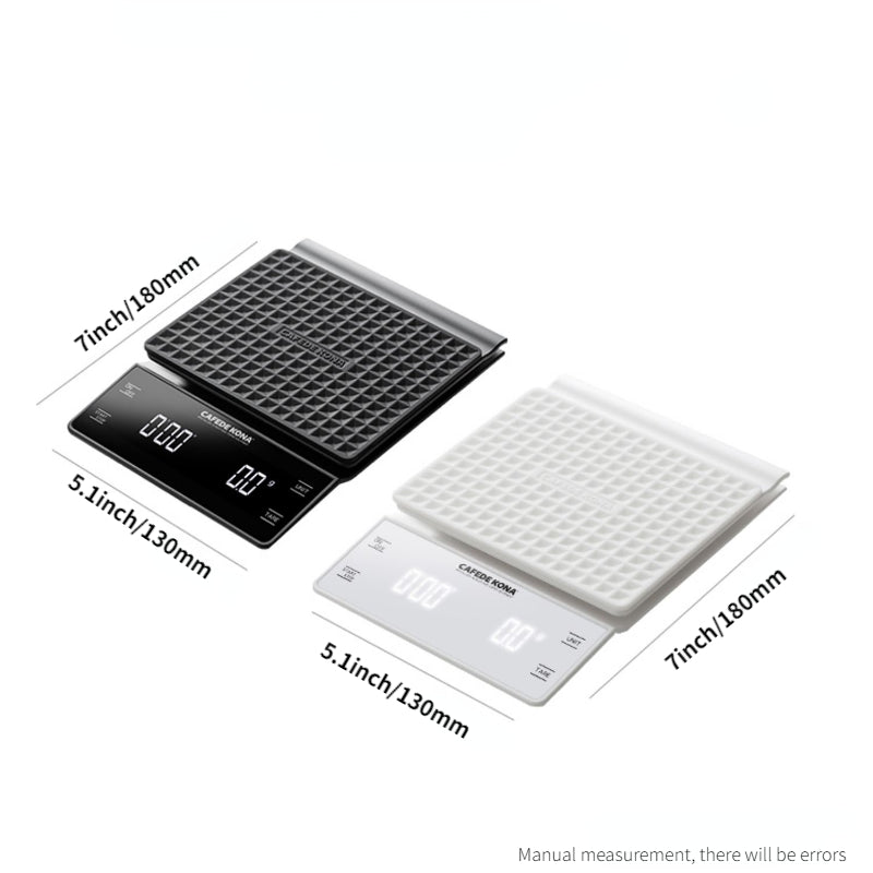 Premium Digital Coffee and Kitchen Scale – Precision Food Scale with Timer, High-Accuracy Mini Electronic Scale for Jewelry and Household Weighing, Multi-Unit Mode, Compact Design