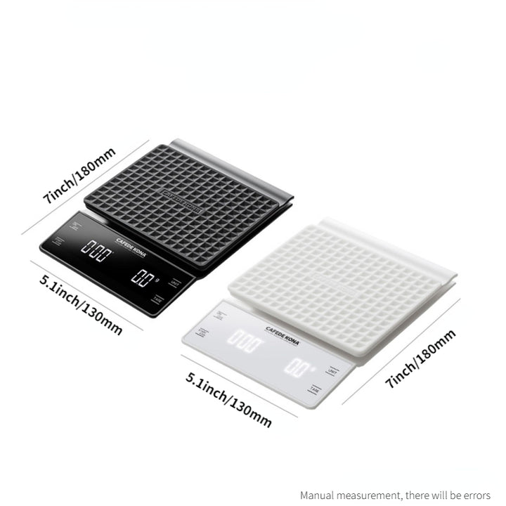 Premium Digital Coffee and Kitchen Scale – Precision Food Scale with Timer, High-Accuracy Mini Electronic Scale for Jewelry and Household Weighing, Multi-Unit Mode, Compact Design