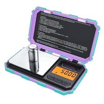 Premium Digital Pocket Scale – 200g Capacity, 0.01g Precision, Multi-Unit Conversion, Calibration Weight Included for Food, Jewelry, and More