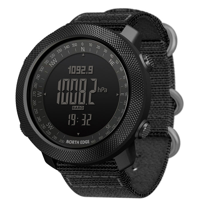 Premium Dive Smart Watch for Men – 50M Waterproof, Altimeter, Barometer, Compass, Diving Log, Free Diving Mode, Step Counter, Stopwatch, Air Pressure, CR2450 Battery