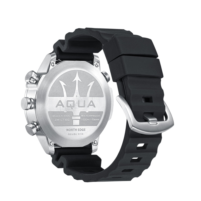 Premium Dive Smart Watch for Men – 50M Waterproof, Altimeter, Barometer, Compass, Diving Log, Free Diving Mode, Step Counter, Stopwatch, Air Pressure, CR2450 Battery