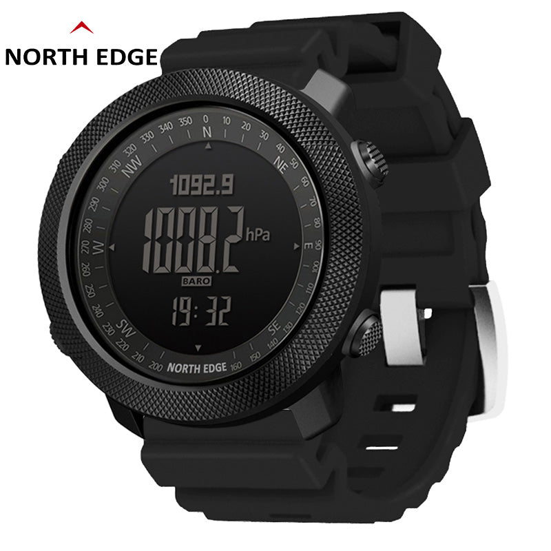 Premium Dive Smart Watch for Men – 50M Waterproof, Altimeter, Barometer, Compass, Diving Log, Free Diving Mode, Step Counter, Stopwatch, Air Pressure, CR2450 Battery