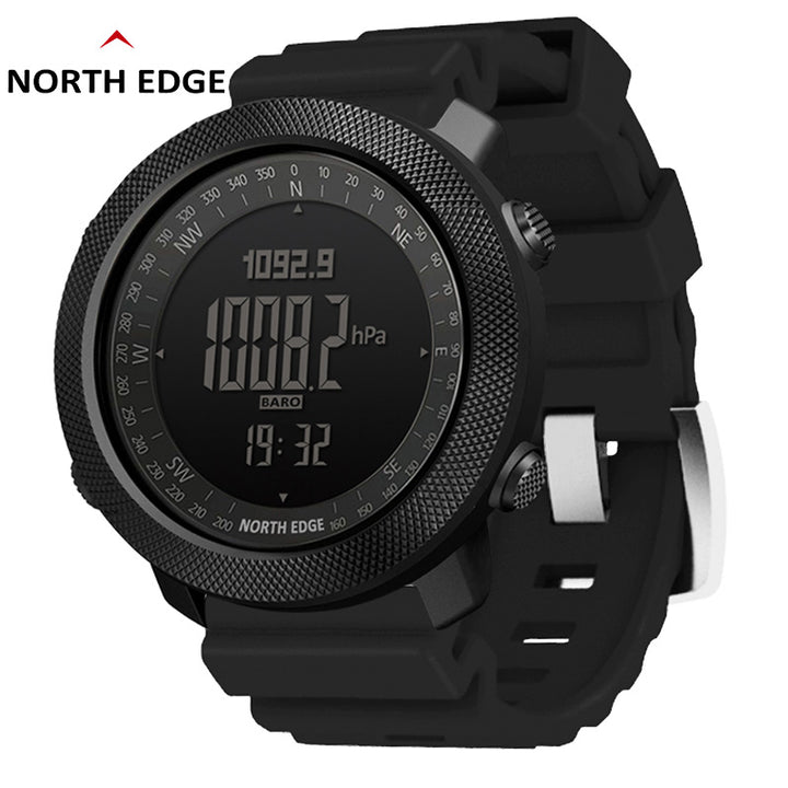 Premium Dive Smart Watch for Men – 50M Waterproof, Altimeter, Barometer, Compass, Diving Log, Free Diving Mode, Step Counter, Stopwatch, Air Pressure, CR2450 Battery