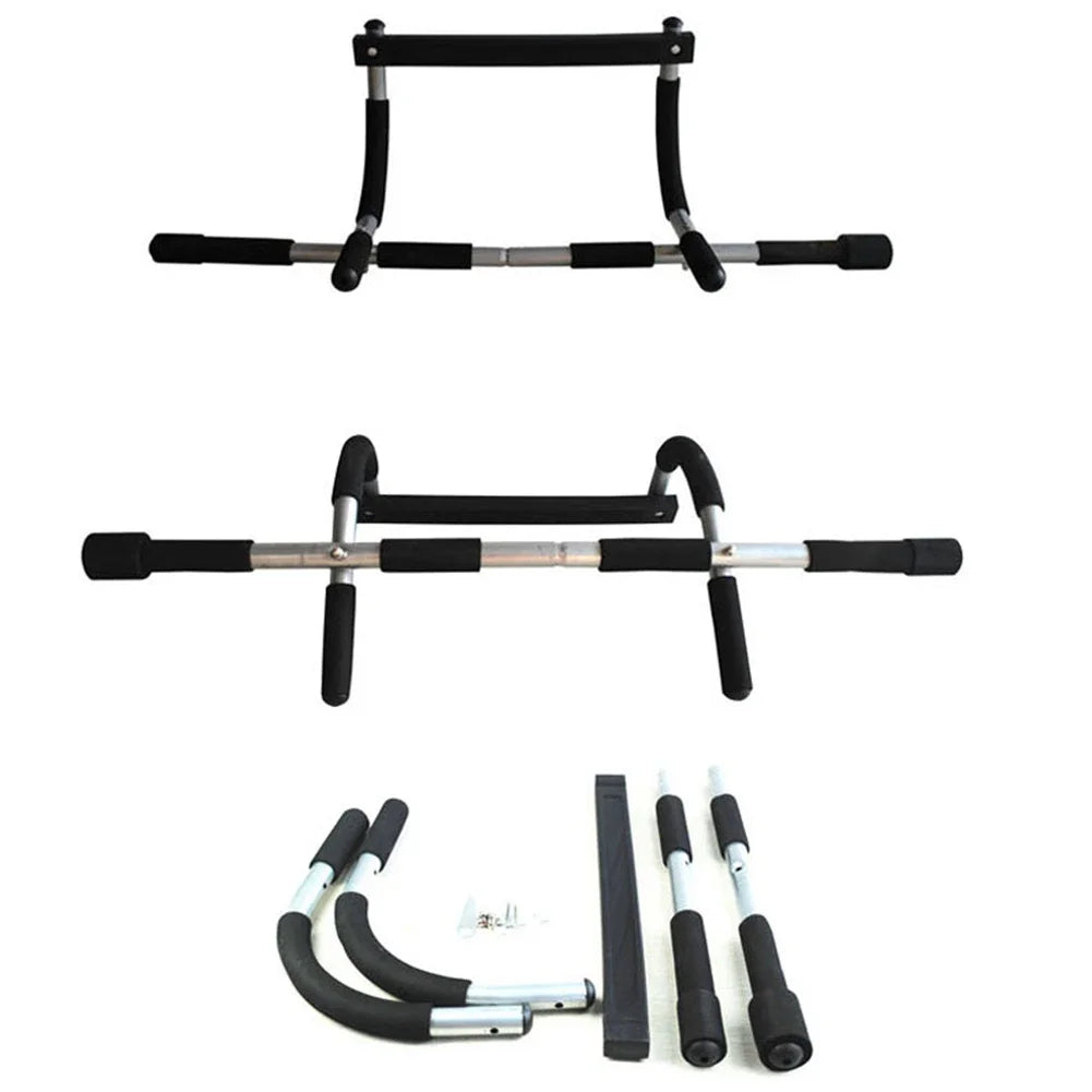 Premium Door Pull-up Bar – No Drilling, Steel Multi-Grip Workout Bar for Home Gym, Chin-up & Strength Training, Padded Handles, Max 100KG Capacity, Space-Saving Design