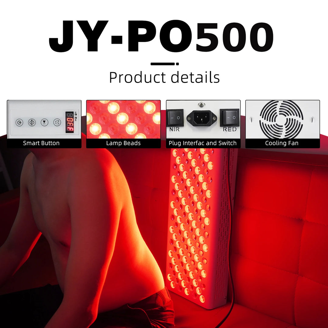 Premium Dual Chip Red Light Therapy Panel – 630nm 660nm 810nm 830nm 850nm LED Infrared Lamp for Face and Body