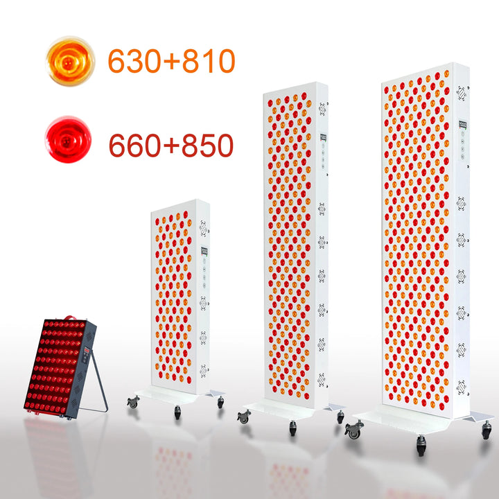 Premium Dual Chip Red Light Therapy Panel – 630nm 660nm 810nm 830nm 850nm LED Infrared Lamp for Face and Body