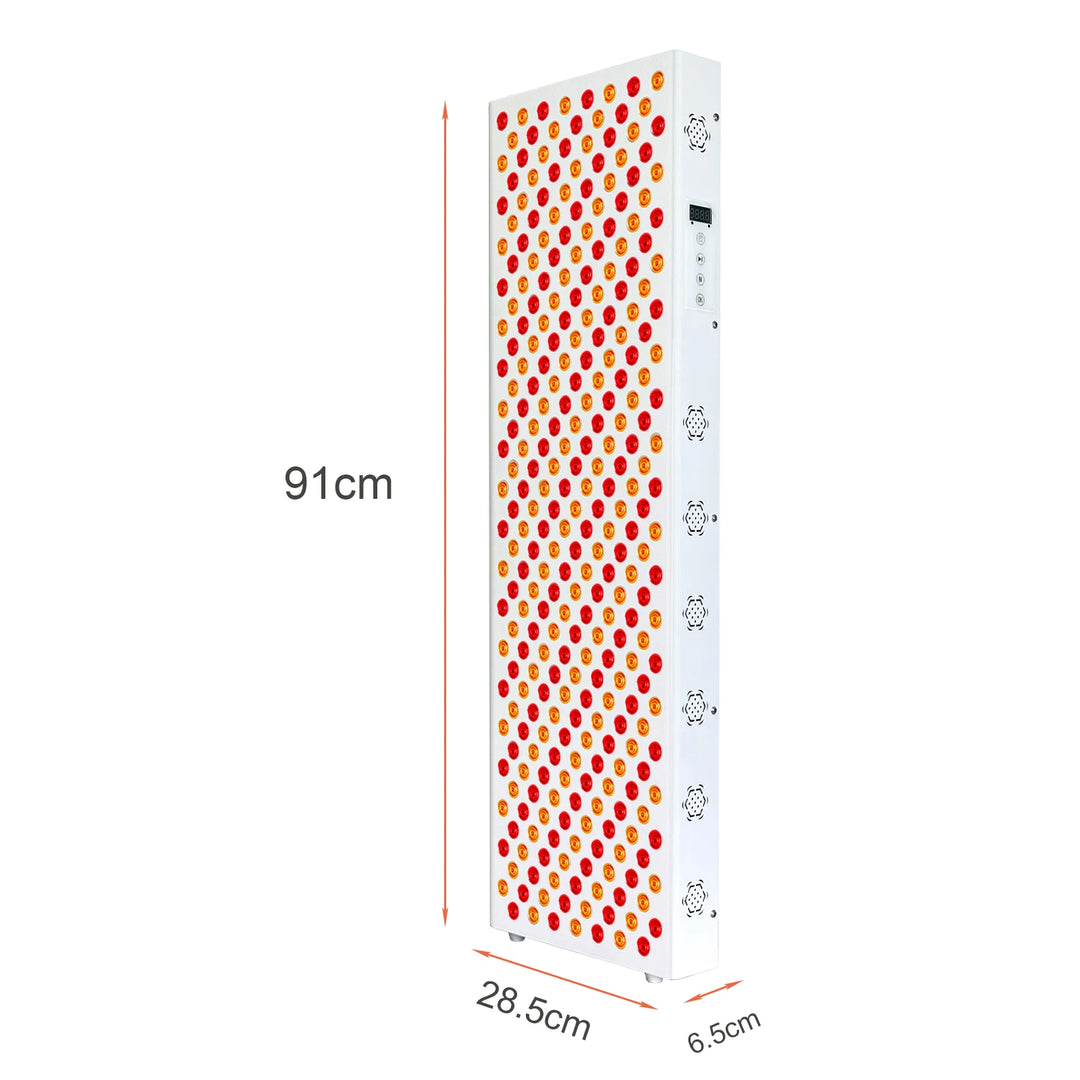 Premium Dual Chip Red Light Therapy Panel – 630nm 660nm 810nm 830nm 850nm LED Infrared Lamp for Face and Body
